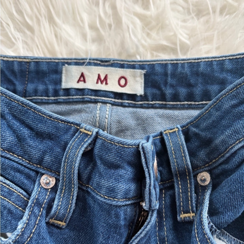 AMO Chloe High Rise Straight Crop Affection Jeans - Picture 4 of 7